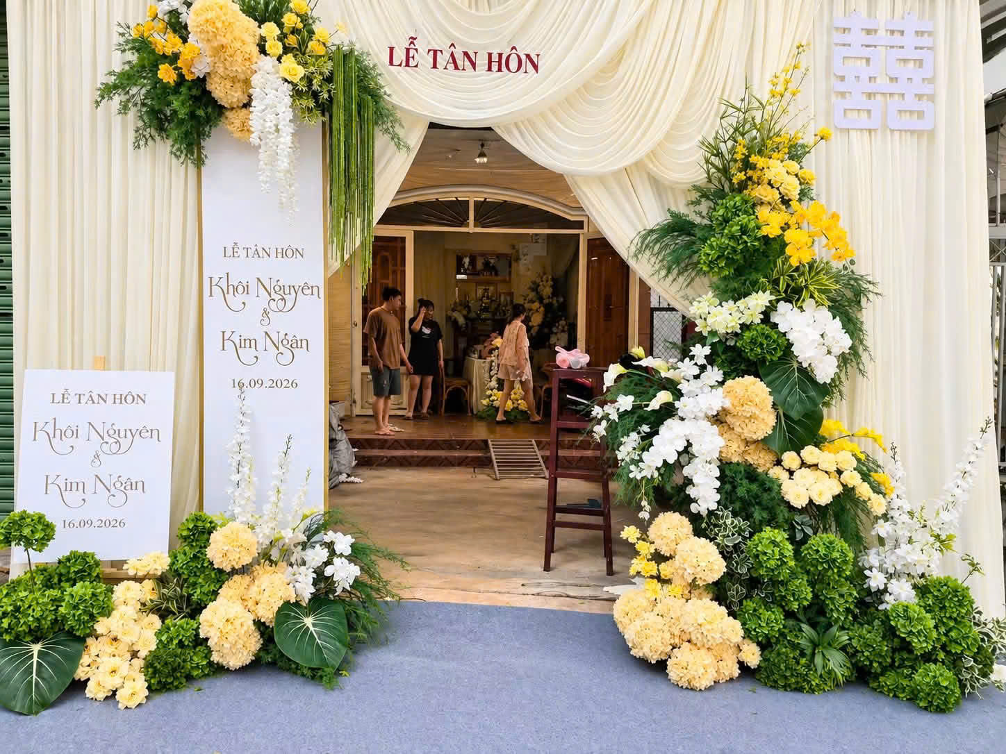 Trang Trí Cổng Cưới Rồng Phượng Bình Dương